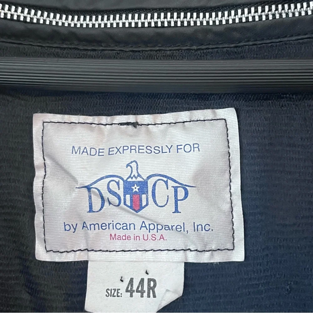 Military Tench Coat Mens 44R  Black Double Breasted Lined Belted Classic Preppy - Picture 8 of 9